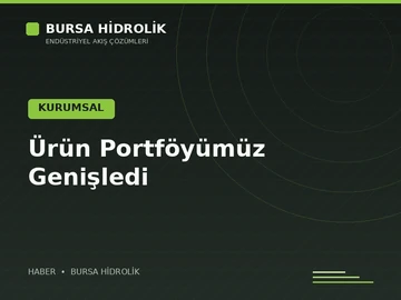 Ürün Portföyümüz Genişledi