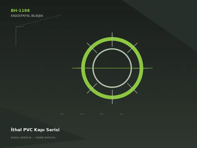 BH-1198 İthal PVC Kapı Serisi